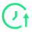 99,9% Verfügbarkeit Server-Uptime Symbol